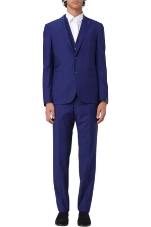 TAGLIATORE Heren, Pakken, Blauw, Maat: M Leer