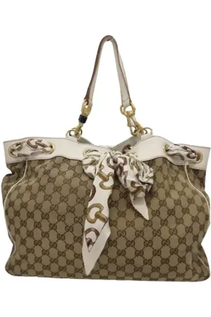 Gucci Dames, Pre-owned, Bruin, Maat: ONE Size Zijde