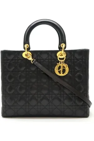 Dior Dames, Pre-owned, Zwart, Maat: ONE Size Leer