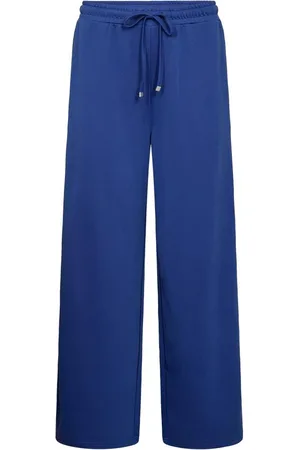 Freequent Dames, Broeken, Blauw, Maat: 2XL