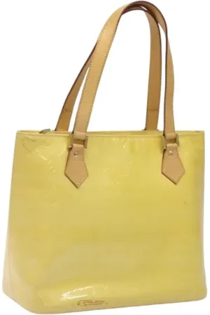 LOUIS VUITTON Dames, Pre-owned, Geel, Maat: ONE Size Leer