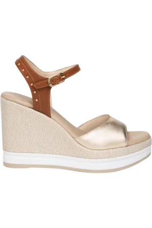 Nero Giardini Dames, Schoenen, Geel, Maat: 39 EU Leer