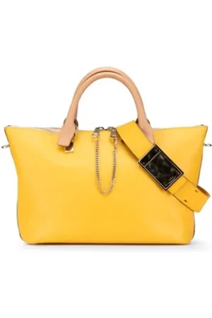 Chloé Dames, Pre-owned, Geel, Maat: ONE Size Leer