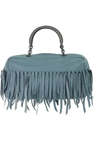Bottega Veneta Dames, Pre-owned, Blauw, Maat: ONE Size Leer