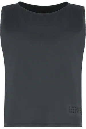 Maison Margiela Dames, Tops, Zwart, Maat: S Katoen