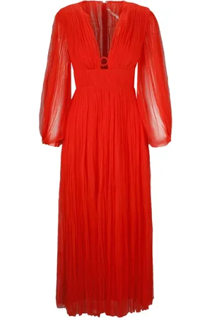 MARIA LUCIA HOHAN Dames, Jurken, Rood, Maat: S Nylon