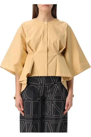 LIVIANA CONTI Dames, Blouses & Shirts, Geel, Maat: XS Katoen