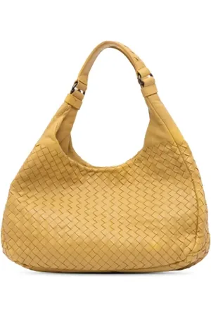 Bottega Veneta Dames, Pre-owned, Geel, Maat: ONE Size Leer