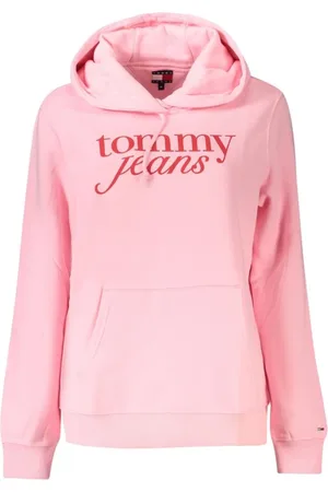 Tommy Hilfiger Dames, Sweatshirts & Hoodies, Roze, Maat: L Katoen
