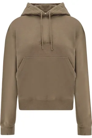 Saint Laurent Dames, Sweatshirts & Hoodies, Groen, Maat: XS Katoen