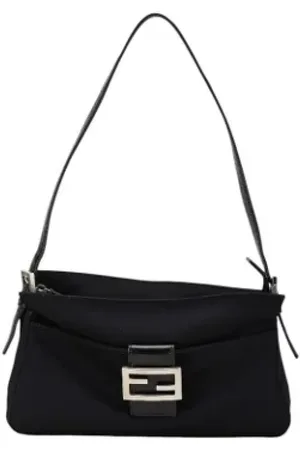 Fendi Dames, Pre-owned, Zwart, Maat: ONE Size Leer