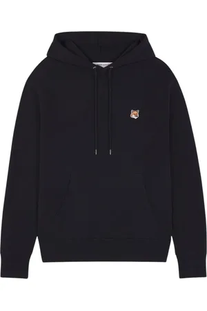 Maison Kitsuné Heren, Sweatshirts & Hoodies, Zwart, Maat: XL Katoen