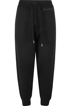 Burberry Dames, Broeken, Zwart, Maat: M Wol