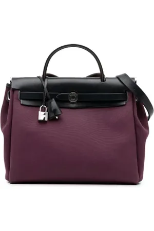 Hermès Dames, Pre-owned, Paars, Maat: ONE Size Zijde