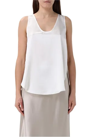 Max Mara Dames, Tops, Wit, Maat: M Zijde