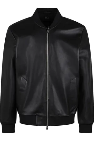 Brian Dales Heren, Jassen, Zwart, Maat: XL Leer