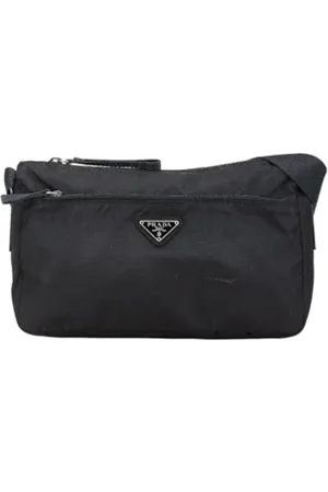 Prada Dames, Pre-owned, Zwart, Maat: ONE Size Leer