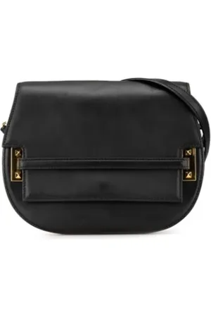 VALENTINO Dames, Pre-owned, Zwart, Maat: ONE Size Leer