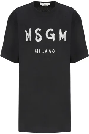 Msgm Dames, Jurken, Zwart, Maat: M