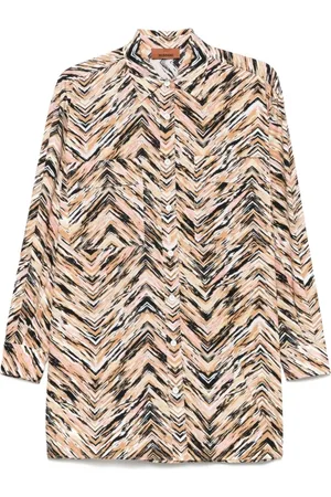Missoni Dames, Blouses & Shirts, Veelkleurig, Maat: S Katoen