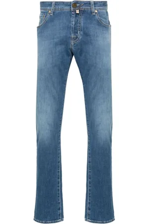 Jacob Cohen Heren, Jeans, Blauw, Maat: W40 Katoen
