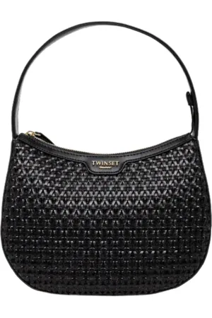 Twin-Set Dames, Tassen, Zwart, Maat: ONE Size Leer