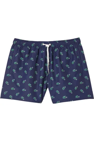 Lacoste Heren, Badkleding, Blauw, Maat: L Poliester