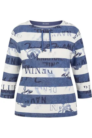 Rabe Dames, Tops, Blauw, Maat: L