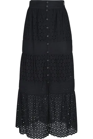 Patrizia Pepe Dames, Rokken, Zwart, Maat: XS