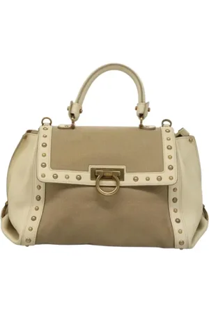 Salvatore Ferragamo Dames, Pre-owned, , Maat: ONE Size Leer
