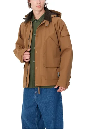 Carhartt Heren, Jassen, Bruin, Maat: M Nylon