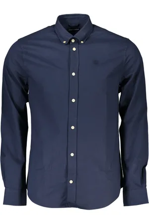 North Sails Heren, Overhemden, Blauw, Maat: S