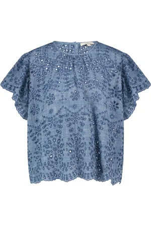 Circle Of Trust Dames, Blouses & Shirts, Blauw, Maat: M