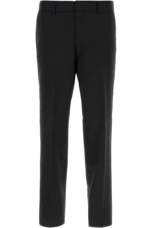 HUGO BOSS Heren, Broeken, Zwart, Maat: XL Wol