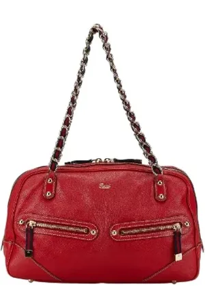 Gucci Dames, Pre-owned, Rood, Maat: ONE Size Leer