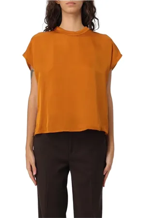 Twin-Set Dames, Blouses & Shirts, Geel, Maat: M Viscose