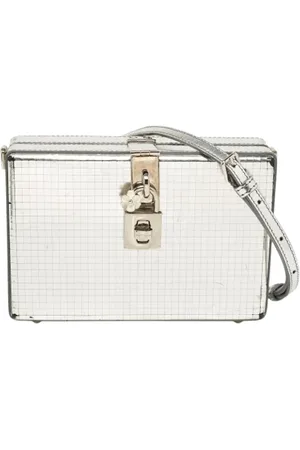 Dolce & Gabbana Dames, Pre-owned, Grijs, Maat: ONE Size Leer
