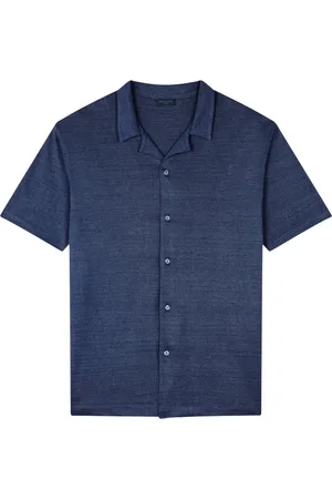Paul & Shark Heren, Overhemden, Blauw, Maat: L Linnen