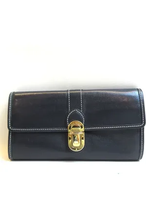 LOUIS VUITTON Dames, Pre-owned, Blauw, Maat: ONE Size Leer