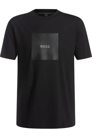 HUGO BOSS Heren, Tops, Zwart, Maat: L Katoen