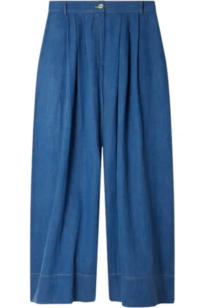 Mes Demoiselles Dames, Broeken, Blauw, Maat: S Denim