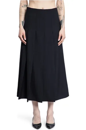 STUDIO NICHOLSON Dames, Rokken, Zwart, Maat: XS Wol