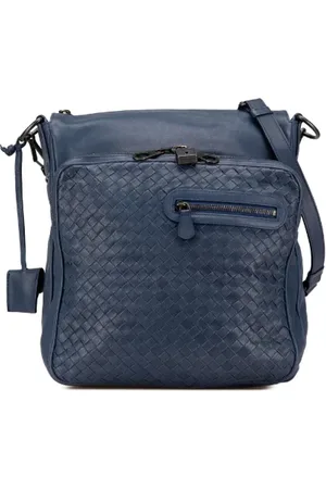 Bottega Veneta Dames, Pre-owned, Blauw, Maat: ONE Size Leer