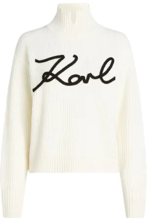 Karl Lagerfeld Dames, Truien, Wit, Maat: XS