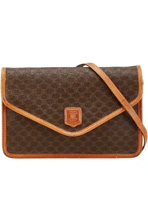 Céline Dames, Pre-owned, Bruin, Maat: ONE Size Leer