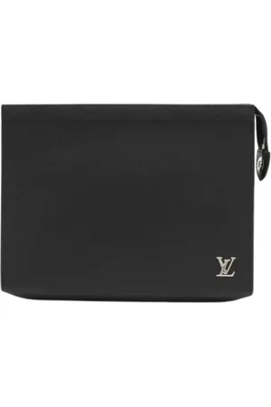 LOUIS VUITTON Dames, Pre-owned, Zwart, Maat: ONE Size Leer