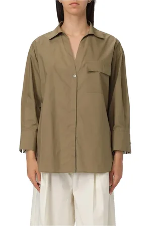Liu Jo Dames, Blouses & Shirts, Groen, Maat: M Katoen