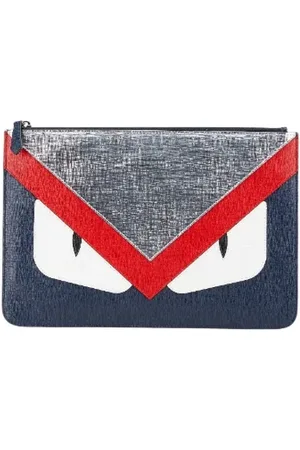Fendi Dames, Pre-owned, Blauw, Maat: ONE Size Leer