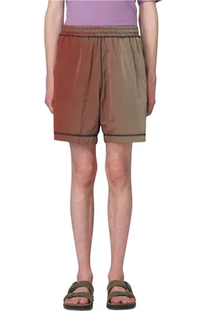 ARIES Heren, Korte broeken, Bruin, Maat: S Nylon