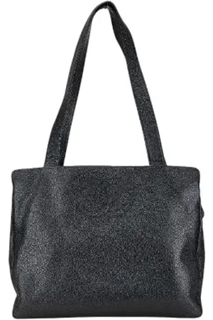 CHANEL Dames, Pre-owned, Zwart, Maat: ONE Size Leer